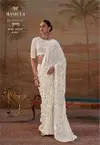 Kulvadhu By Manjula Georgette Embroidery Work Designer Saree